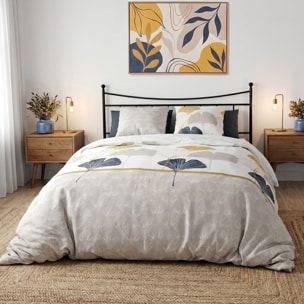 Parure Housse De Couette 3pcs 100% coton 57fils Mangae