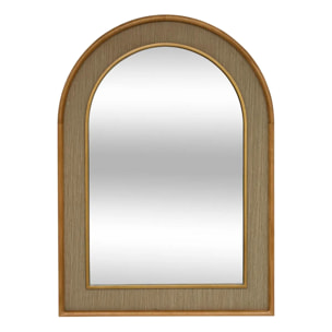 Miroir Bonnie arche 70x98cm beige