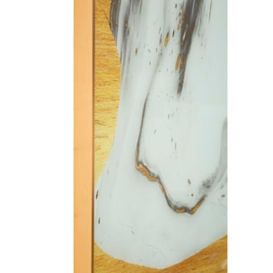 PANNELLO VETRO C/CORNICE GHOSTLY CM 80X3,5X120