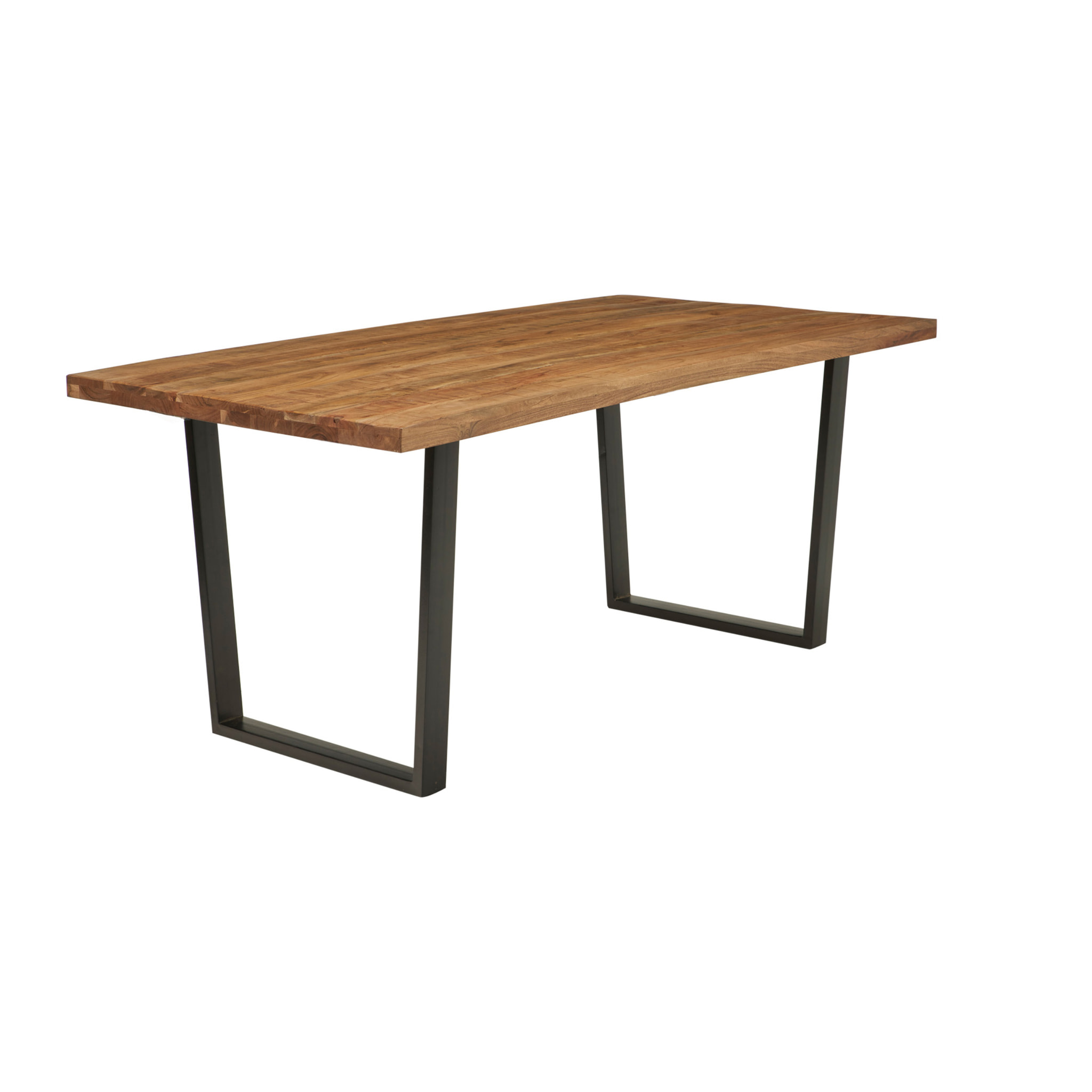 SAWYER -TAVOLO PRANZO IN LEGNO E METALLO PROLUNGHE ESTRAIBILI - misura 175X90X76