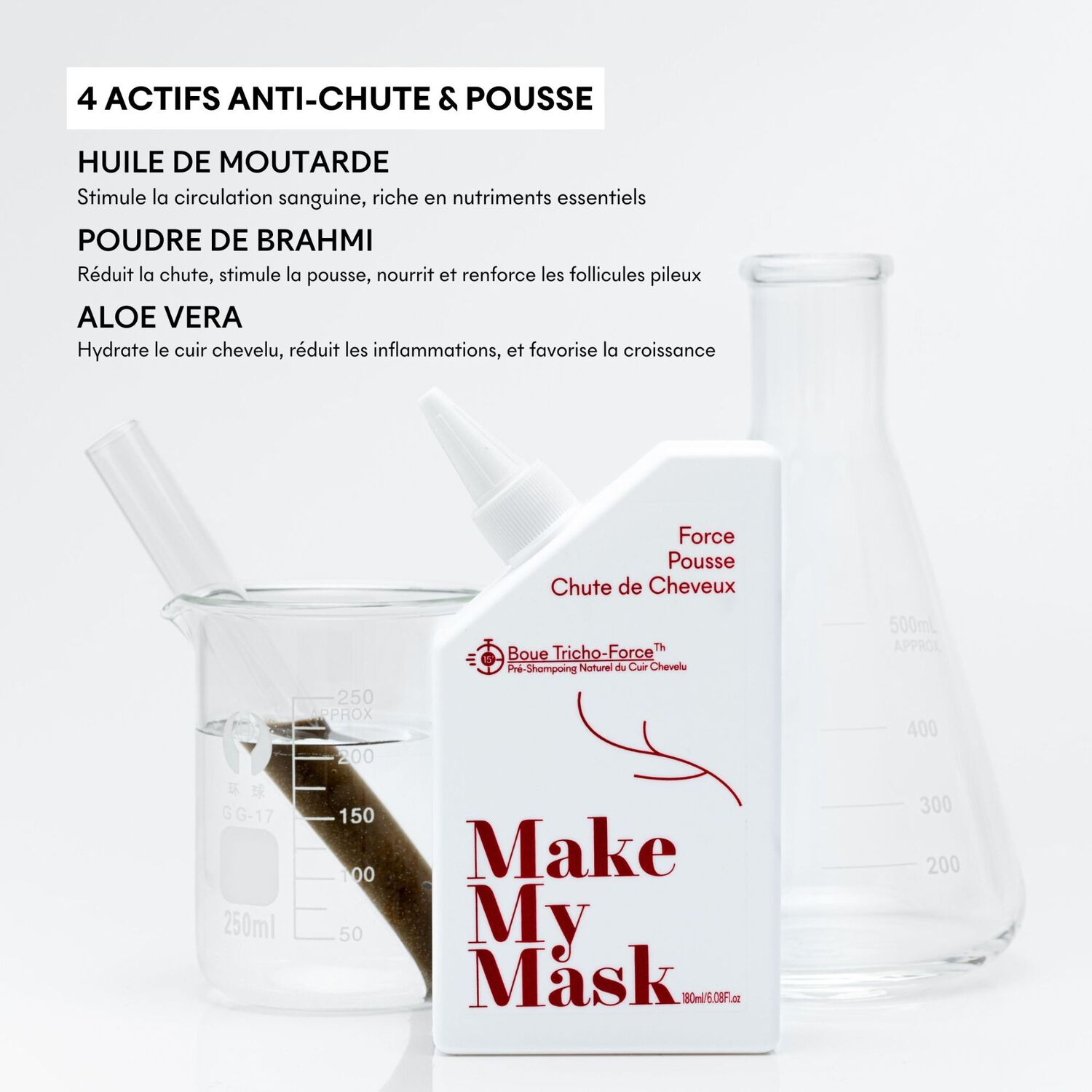 Boue Tricho-Force - Pré-Shampoing Anti-Chute 180 ml
