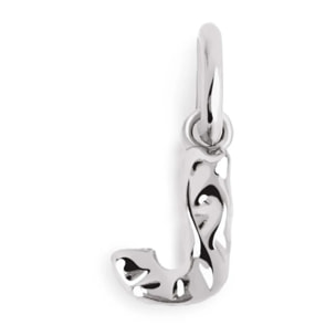 Charm Letter Organic in Argento