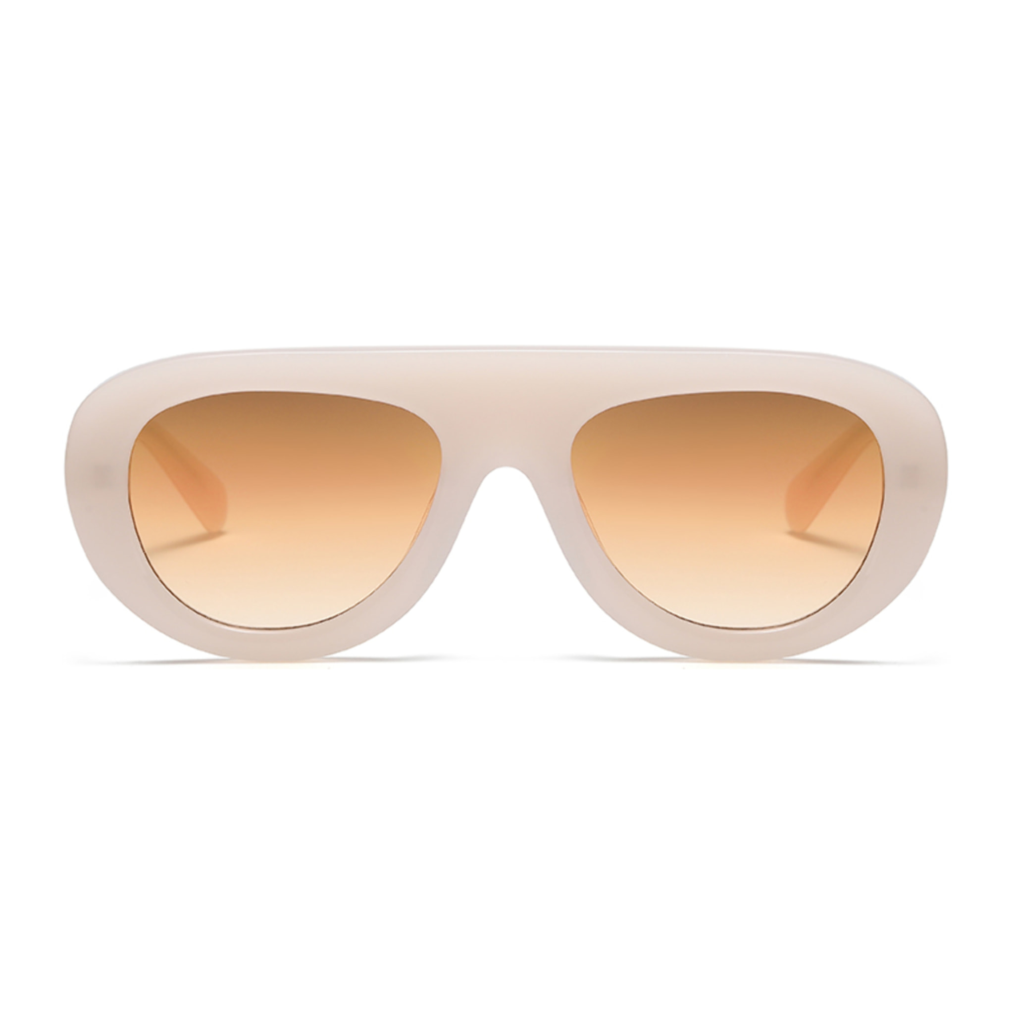 Gafas de sol OCEAN COTE DES BASQUES - Blanco / Degradadas marrón