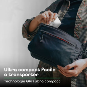 Chargeur + câble TNB GAN USB-C charge rapide + cable 70cm