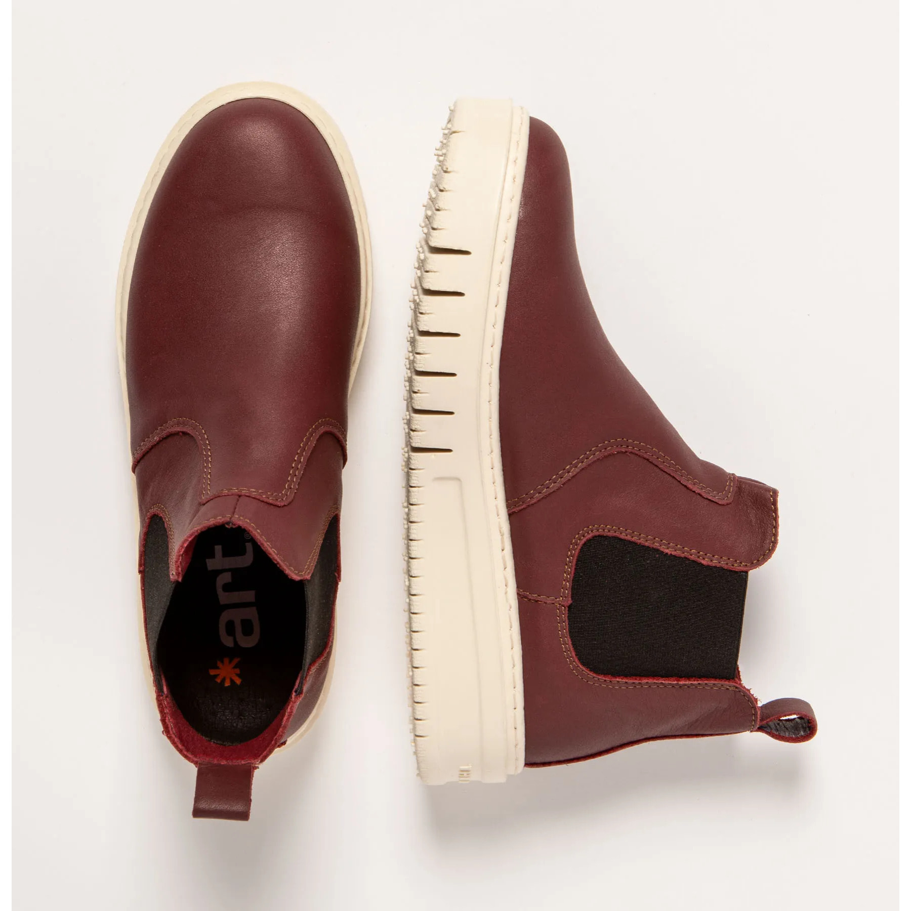 Botines 1789 NAPPA BURDEOS-BLACK /BELLEVILLE color Burdeos-black