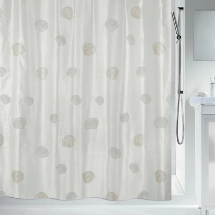 Rideau de douche Polyester ATLANTIS Beige Spirella