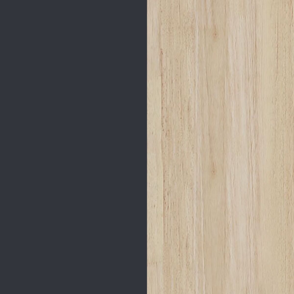 Mesa de comedor rectangular Zen Roble salvaje - Negro
