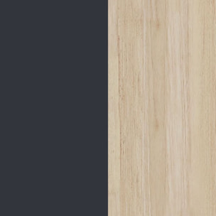 Mesa de comedor rectangular Zen Roble salvaje - Negro