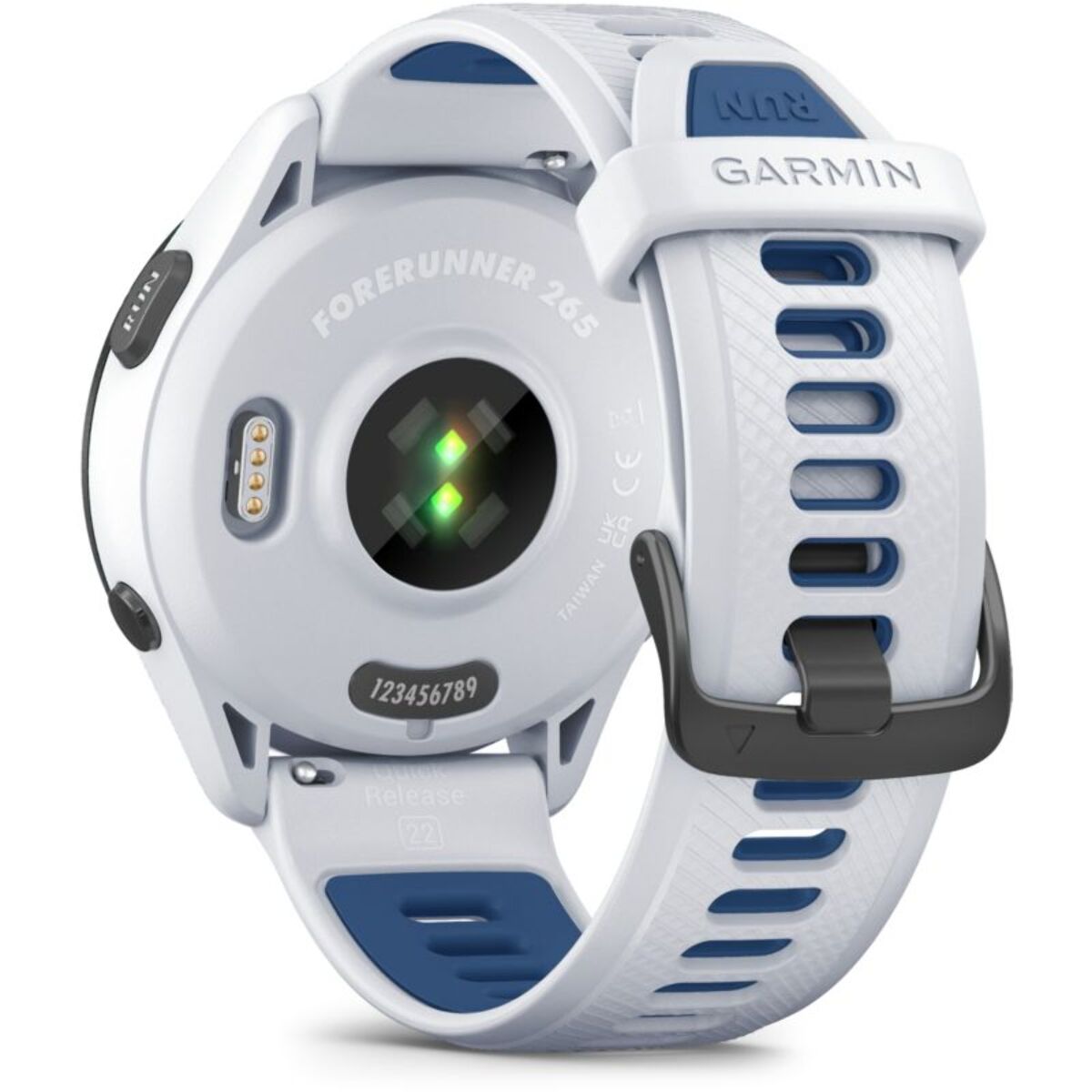 Montre connectée GARMIN Forerunner 265 Music BLANC / BLEU  AMOLED GPS IP6X