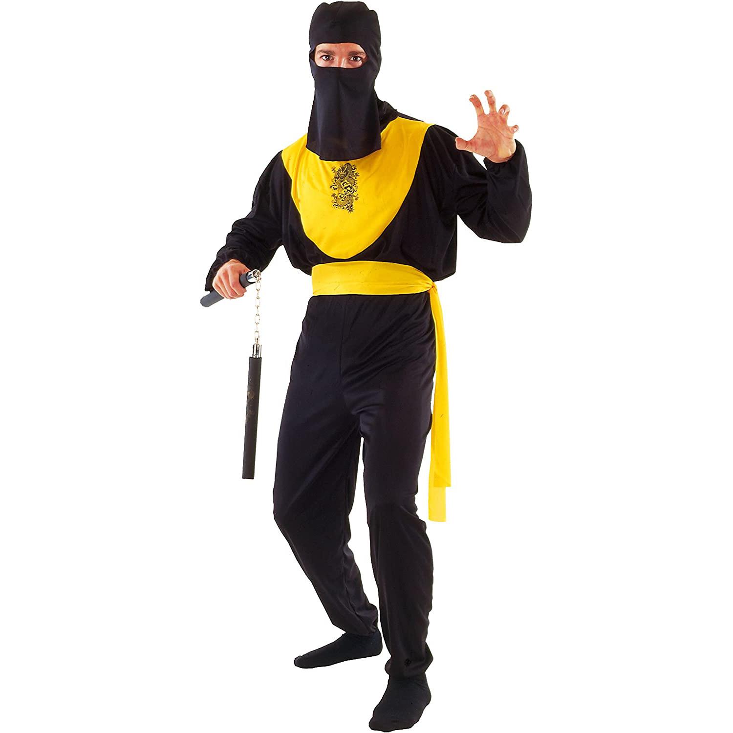 Costume Travestimento Carnevale Dragon Ninja Adulto Uomo