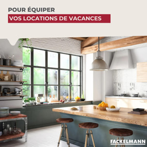 Lot de 6 pots à moutarde avec cuillère Fackelmann