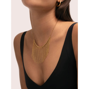 Collana Regina Acciao Placcato Oro