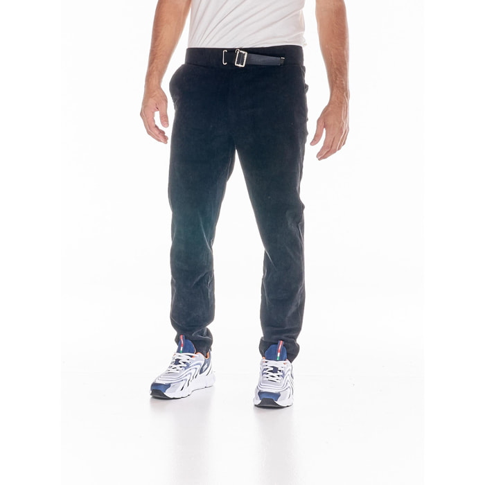 Pantalón de hombre con pana elástica Neutros