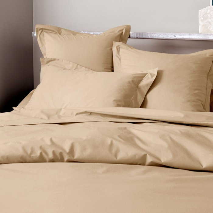 Housse de couette percale de coton peigné "Julian" toutes dimensions Coton Pur