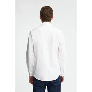 Camicia bianca slim fit con logo Rigby Go