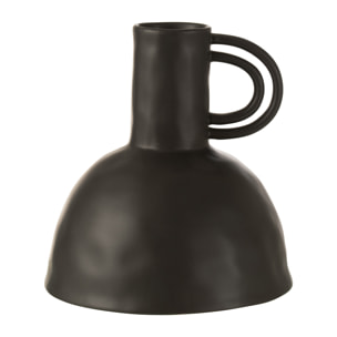 J-Line vase cruche Renaissance - céramique - noir - Ø 23.5 cm