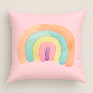 Cool Kids - Funda de Cojín Estampado - Con Cremallera - Sin relleno - 100% Algodón - Confetti