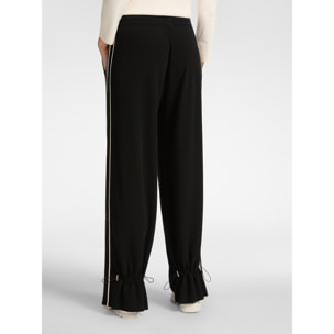 Elena Mirò - Pantaloni ampi in maglia - Nero