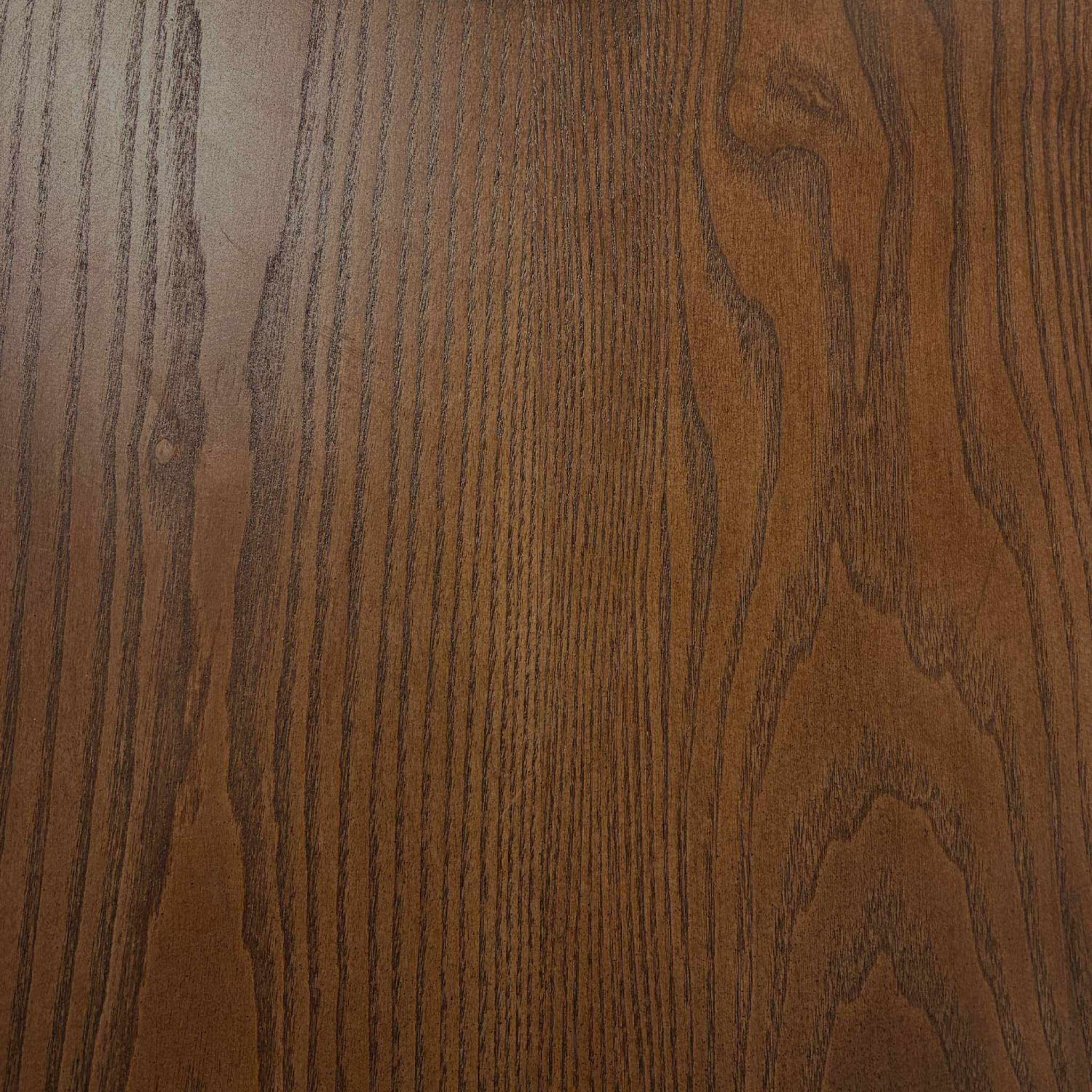 Table à manger rectangulaire bois d'hévéa et placage frêne 6 places ELENA