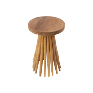 Bout de canapé en bois de teck - LINE