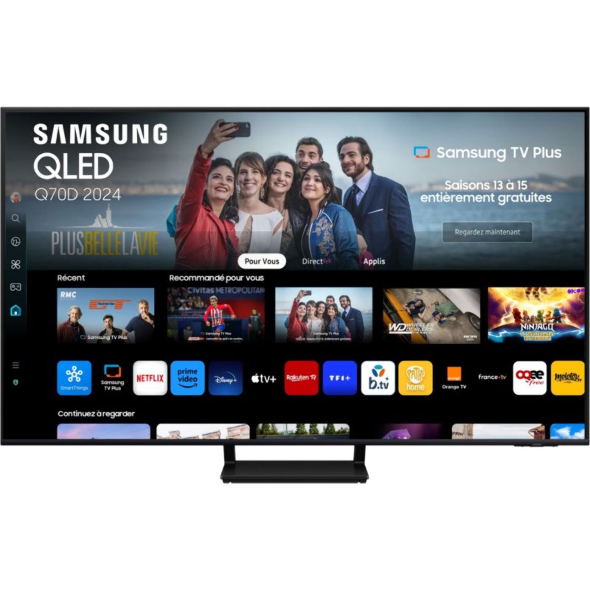 TV QLED SAMSUNG TQ65Q70D 2024