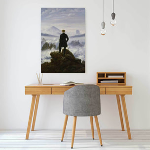 Tableau la mer et le brouillard par caspar david friedrich  Tableau alu Dibond