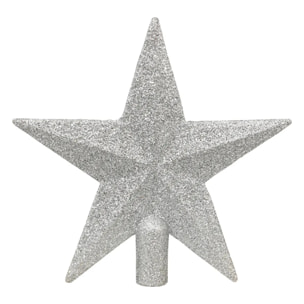 Kit de sapin "Colorama de Noël" 18 pièces argent/blanc