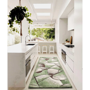 Tappeto Multiuso Cucina Bagno Moderno Verde