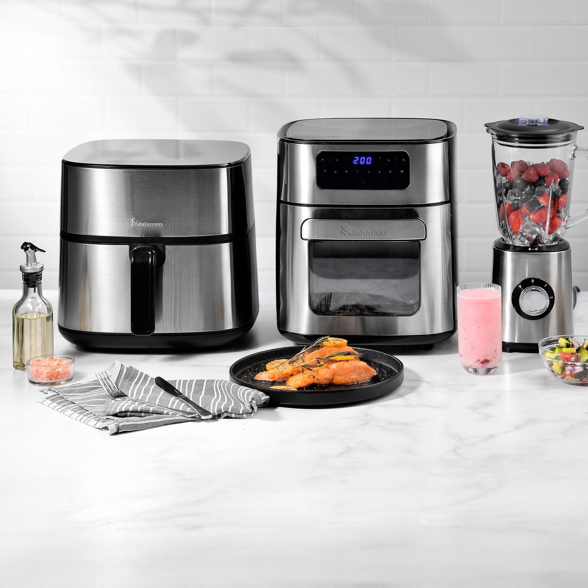 MasterPRO SURROUND 800 Freidora de Aire 8L 2000W / Sistema Calentamiento Dual / Pantalla táctil LED / 11 Programas de Cocción
