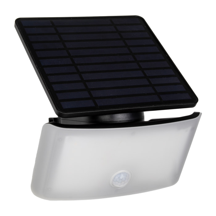 FORLIGHT Aplique de pared exterior solar Rale con sensor de presencia y crepuscular 7W