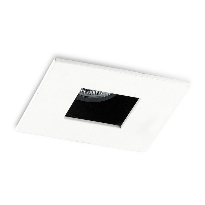 LEDS C4 Foco De Techo Downlight 82Mm Cuadrado Para Bombilla Gu5.3 De Aluminio. Color Blanco
