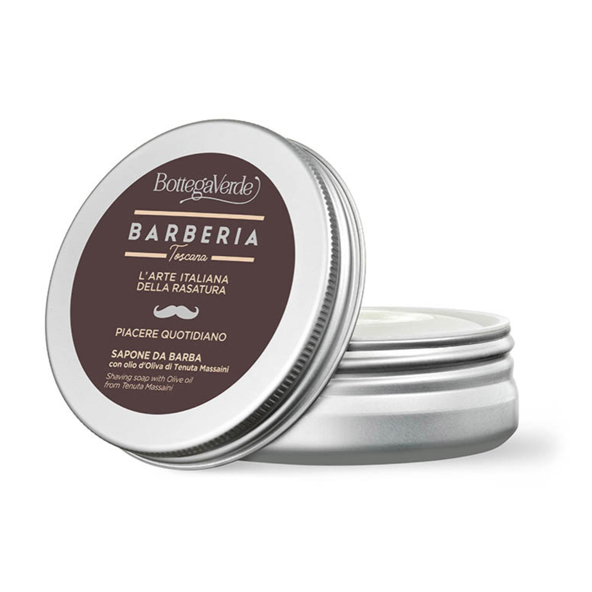 Barberia Toscana - Sapone da barba con olio d'oliva di Tenuta Massaini