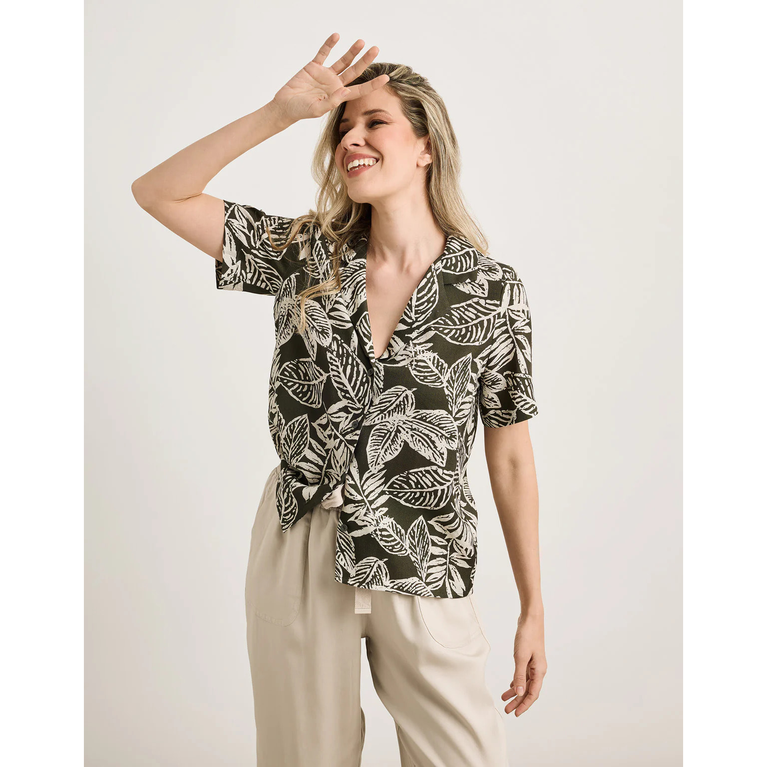 Camisa Manga Corta Verde - Bajita