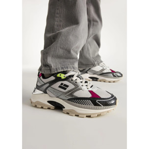 Zapatillas Deportivas de Mujer 347 Track Flame Plata / Negro