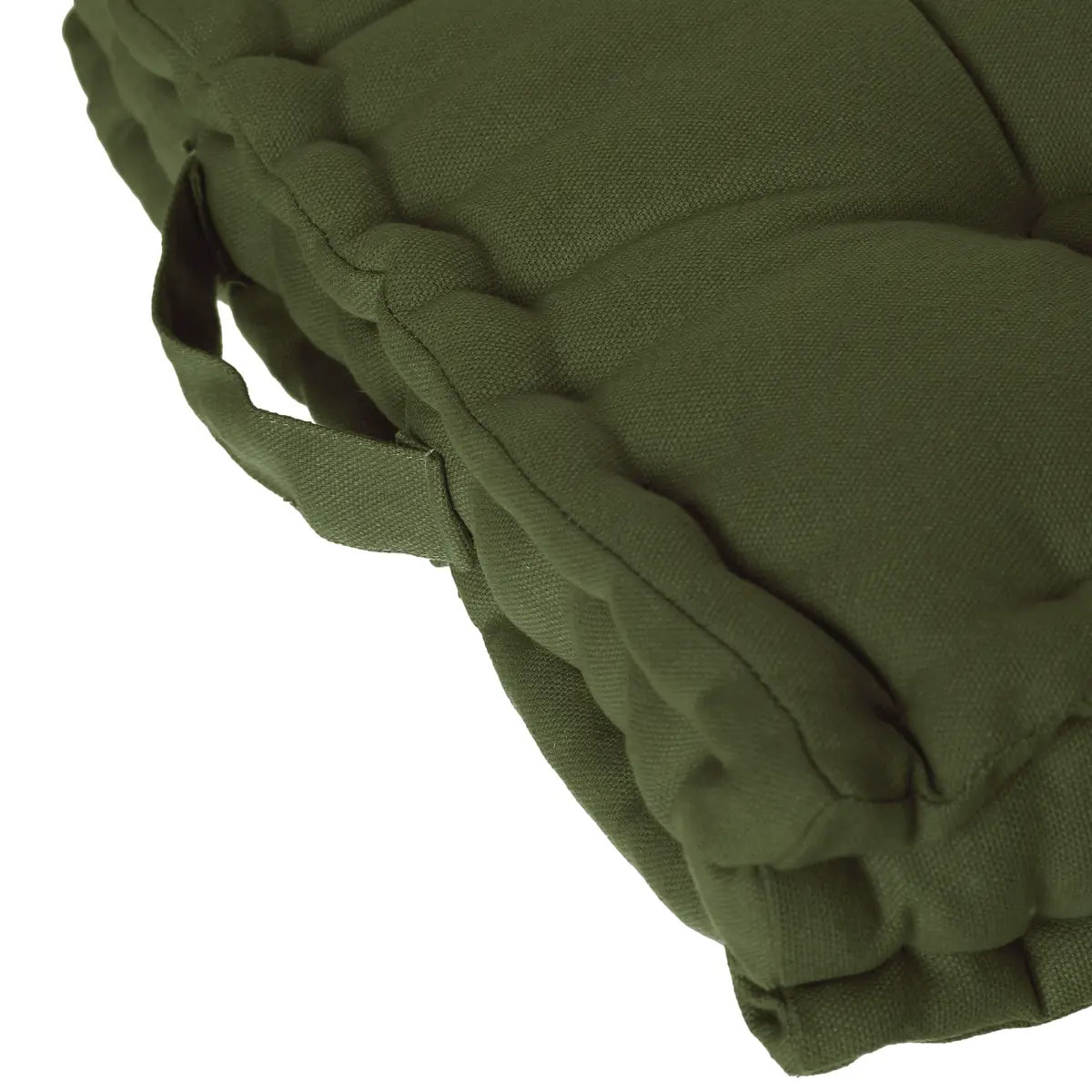 Coussin de sol - kaki 40x40 cm
