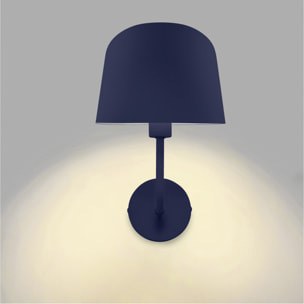 Forlight Fres aplique interior en azul para bombilla E14