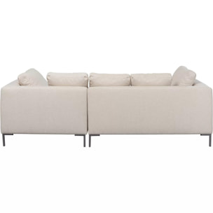 Canapé d'angle Gianna 250cm crème Kare Design