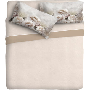 Completo letto fotografico Fine-Art IPERSAN Puro Cotone Gardenia
