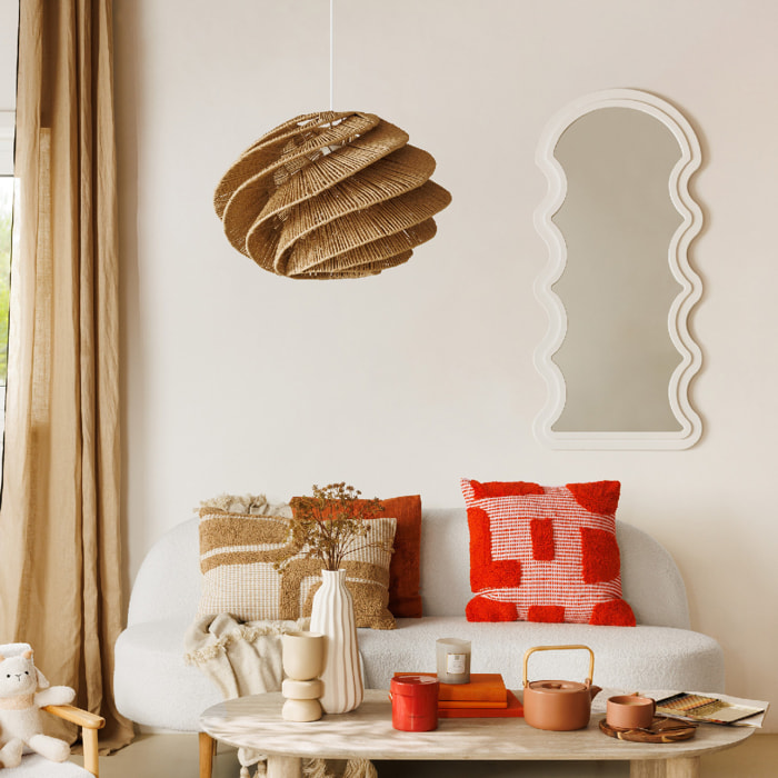 Suspension en corde "Ozan" beige D54,5cm