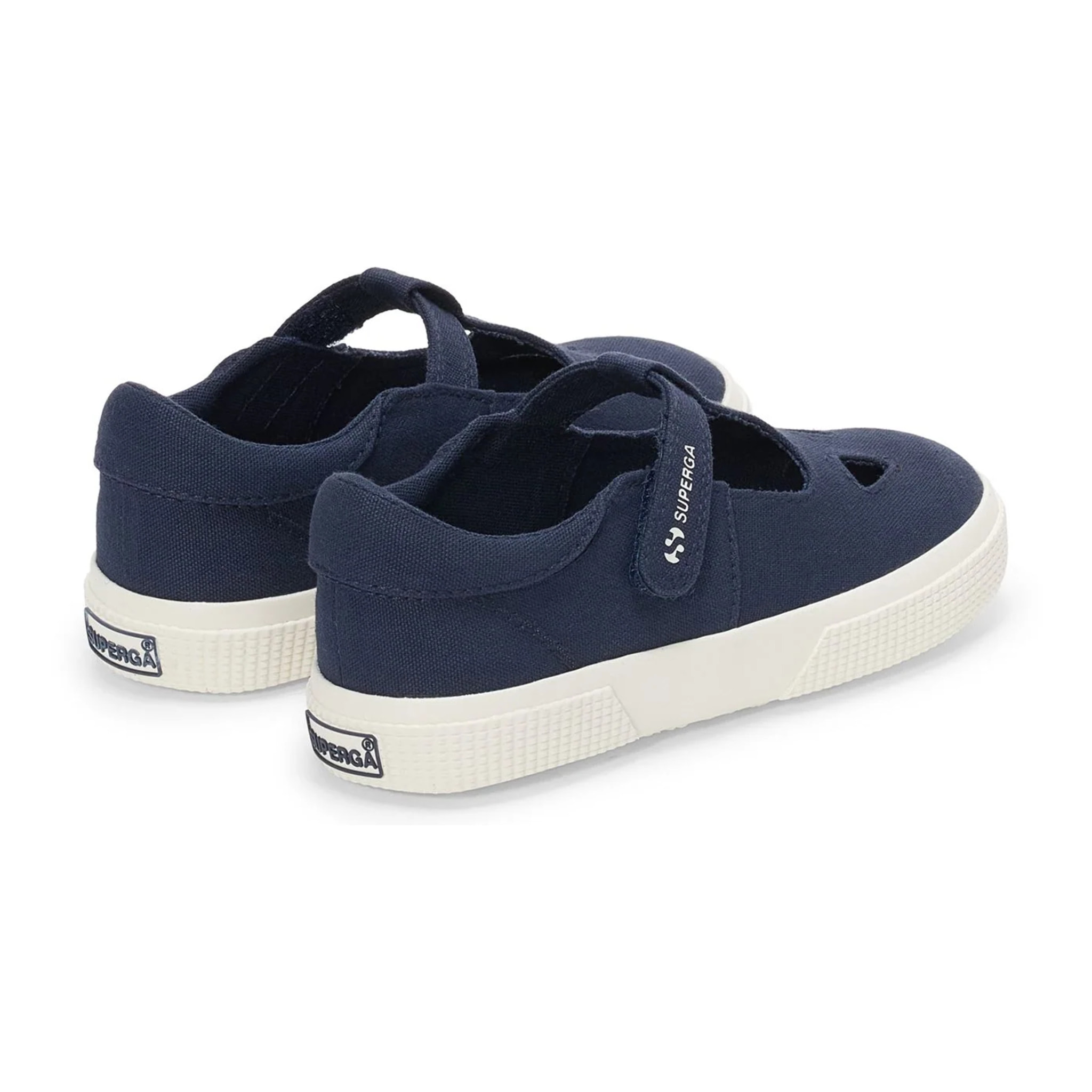 Sandali Superga Bambino/a Blu 3662 Kids Cotton Eyes Leggera