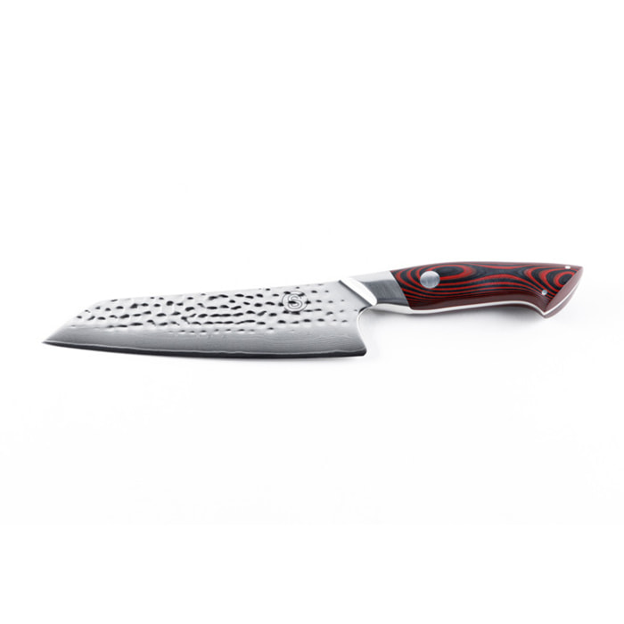 Couteau de chef SANTOKU 7 pouces, gamme Magma