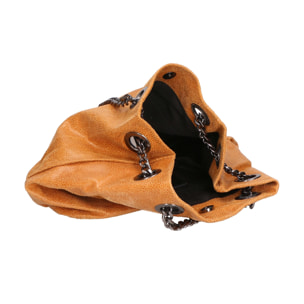 Borsa a spalla da donna - Modello Cora - Vera pelle - 30.0 x 26.0 x 17.0 cm