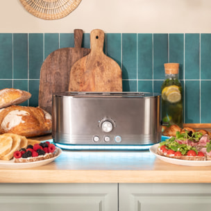 Cecotec Grille-pain vertical Shine&Toast Extra Double