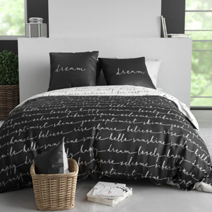 Parure housse de couette 3pcs microfibre 85gsm rita