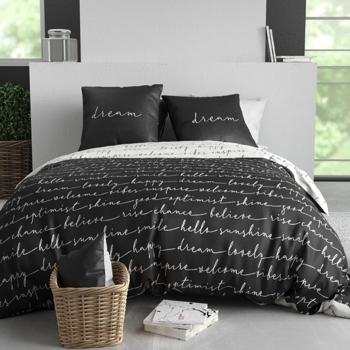 Parure housse de couette 3pcs microfibre 85gsm rita