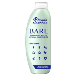 6 Shampoings Pure Clean 400ml - Head & Shoulders Bare