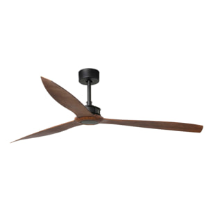 JUST FAN XL Ventilateur noir mat/bois 178cm