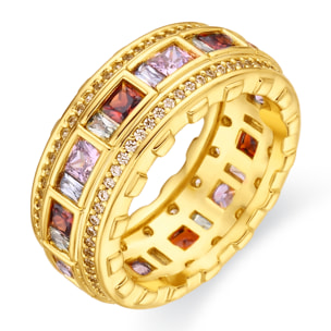 Anillo Niodoc acabado oro amarillo 18k