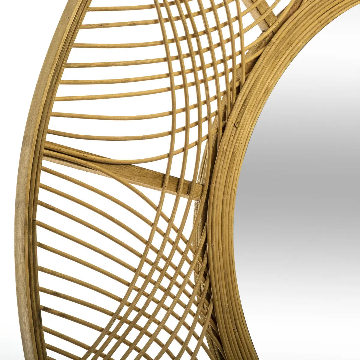 Miroir "Ina" bambou D70cm