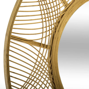 Miroir "Ina" bambou D70cm